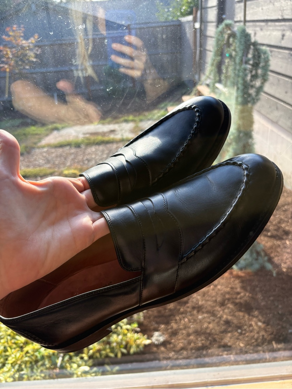 Allen Edmonds Black Leather Penny Loafers